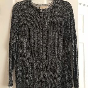 MK chevron sweater with rhinestones.